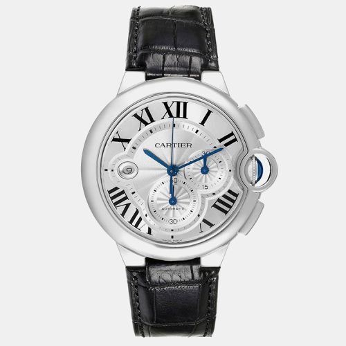 Cartier Ballon Bleu XL Silver Dial Steel Mens Watch W6920002 - Cartier - Modalova