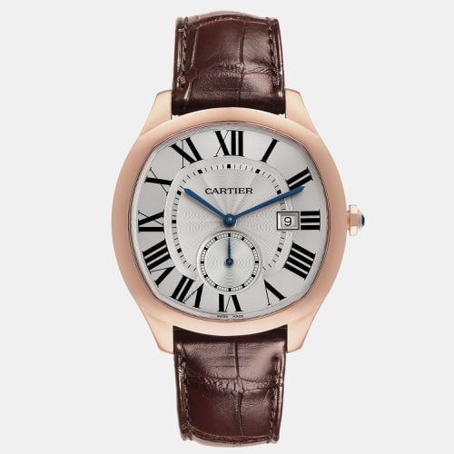 Cartier Drive Silver Dial Rose Gold Men's Watch WGNM0003 40 mm - Cartier - Modalova