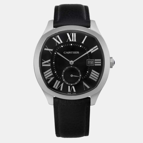 Cartier Black Stainless Steel Drive De Cartier Automatic Men's Wristwatch 41 mm - Cartier - Modalova