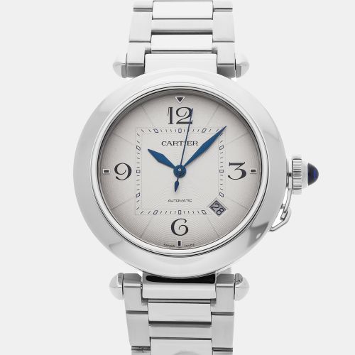 Cartier Pasha De Cartier WSPA0009 Automatic Stainless Steel Silver Dial Men's Wristwatch 41mm - Cartier - Modalova