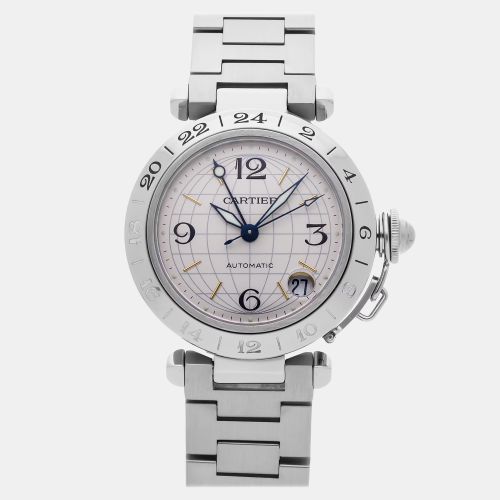 Pre-Owned Cartier Pasha C GMT W31029M7 Automatic Men's Watch 35 mm - Cartier - Modalova
