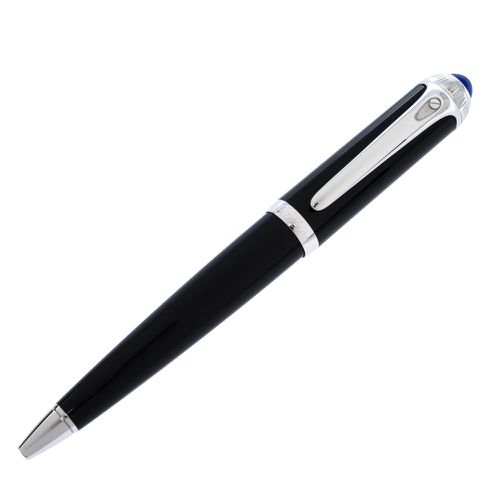 Cartier R De Cartier Black Resin Palladium Finish Ballpoint Pen - Cartier - Modalova