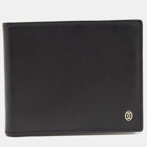 Cartier Black Leather Must De Cartier Bifold Wallet - Cartier - Modalova