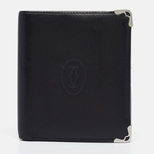 Cartier Black Leather Must De Cartier Bifold Wallet - Cartier - Modalova