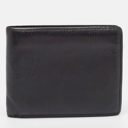 Cartier Black Leather Happy Birthday Bifold Compact Wallet - Cartier - Modalova