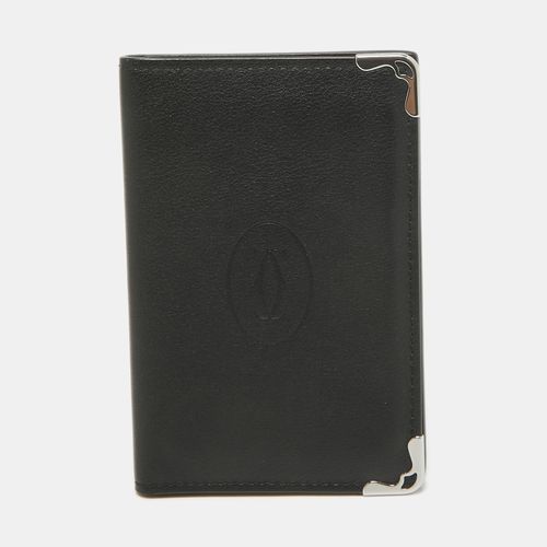 Cartier Black Leather Must de Cartier Card Holder - Cartier - Modalova