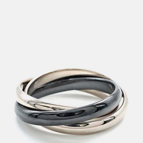 Trinity M351AMV 18k White Gold Ceramic Ring - Cartier - Modalova