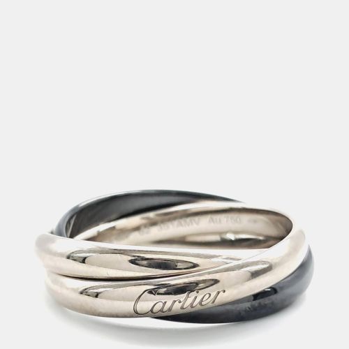 Trinity M351AMV 18k White Gold Ceramic Ring - Cartier - Modalova