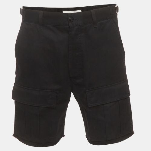 Gabardine Frayed Hem Cargo Shorts M - Celine - Modalova