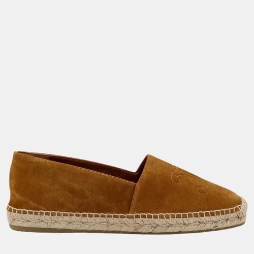 Celine Brown Suede Espadrillas Loafers EU 43 - Celine - Modalova