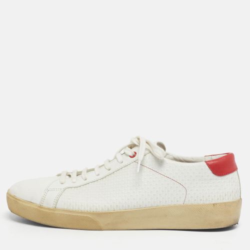 CH Carolina Herrera White/Red Leather Low Top Sneakers Size 43 - CH Carolina Herrera - Modalova