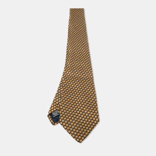 Chanel Beige Jacquard Traditional Tie - Chanel - Modalova