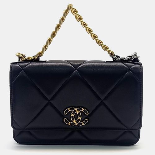 Chanel Black Leather WOC 19 Mini Crossbody Bag - Chanel - Modalova