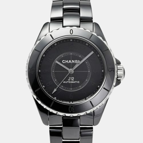 Chanel Black Stainless Steel Ceramic J12 H6185 Automatic Men's Wristwatch 38 mm - Chanel - Modalova