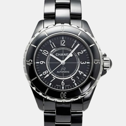 Chanel Black Stainless Steel Ceramic J12 H0685 Automatic Men's Wristwatch 38 mm - Chanel - Modalova