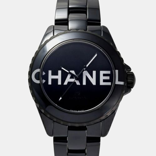 Chanel Black Stainless Steel Ceramic J12 H7418 Automatic Men's Wristwatch 38 mm - Chanel - Modalova