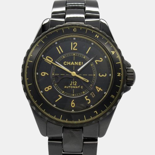 Chanel Black Ceramic J12 H9762 Automatic Men's Wristwatch 38 mm - Chanel - Modalova