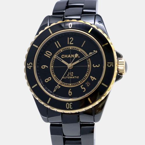 Chanel Black Ceramic J12 H9541 Automatic Men's Wristwatch 38 mm - Chanel - Modalova