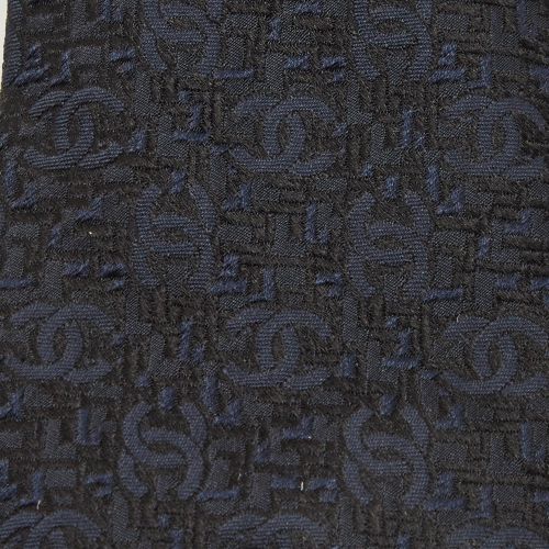 Interlocking CC Pattern Jacquard Silk Tie - Chanel - Modalova