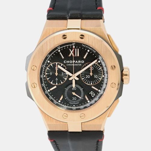 Chopard Black 18k Rose Gold Alpine Eagle Automatic Men's Wristwatch 44 mm - Chopard - Modalova