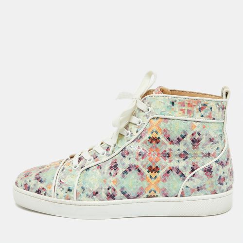 Snakeskin Leather Louis High Top Sneakers Size 43 - Christian Louboutin - Modalova