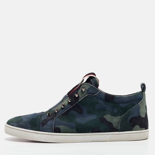 Christian Louboutin Multicolor Camouflage Suede F.A.V Fique A Vontade Sneakers Size 42 - Christian Louboutin - Modalova