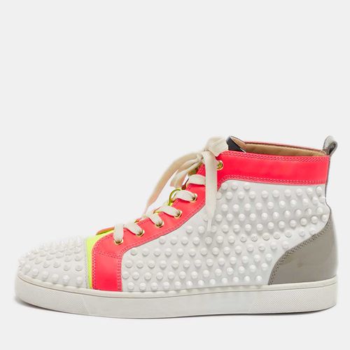 Leather Louis Spikes High Top Sneakers Size 43.5 - Christian Louboutin - Modalova