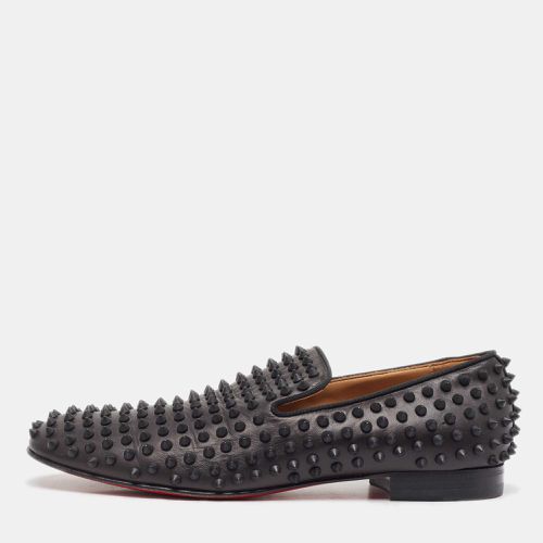 Louboutin Louboutin Black Leather Dandelion Spikes Loafers Size 42.5 - Christian Louboutin - Modalova