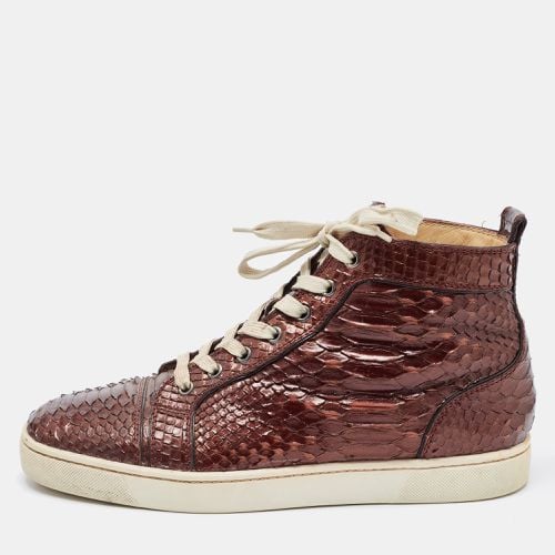 Python Louis High Top Sneakers Size 42 - Christian Louboutin - Modalova