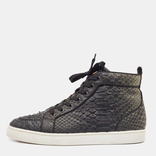 Christian Louboutin Two Tone Python Rantus Orlato High Top Sneakers Size 43 - Christian Louboutin - Modalova