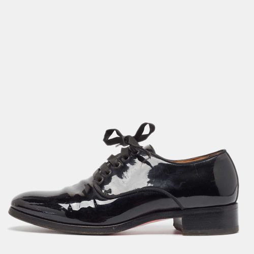 Christian Louboutin Black Patent Leather Lace Up Derby Size 41 - Christian Louboutin - Modalova