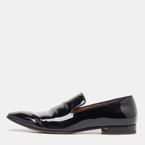 Christian Louboutin Black Patent Leather Dandelion Smoking Slippers Size 43 - Christian Louboutin - Modalova