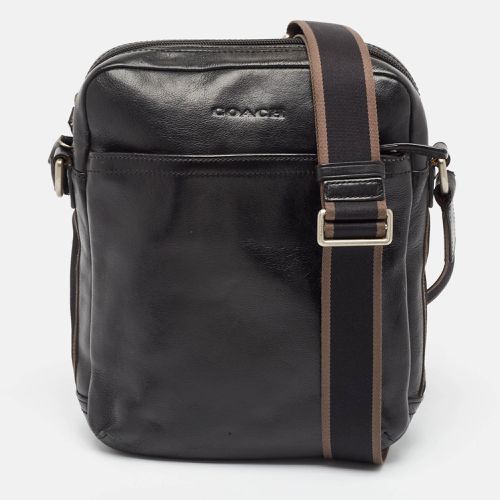 Coach Black Leather Heritage Web Messenger Bag - Coach - Modalova