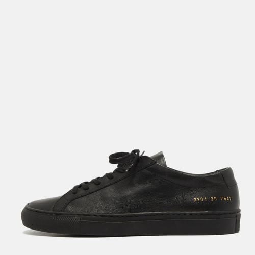 Common Projects Black Leather Achilles Sneakers Size 39 - Common Projects - Modalova