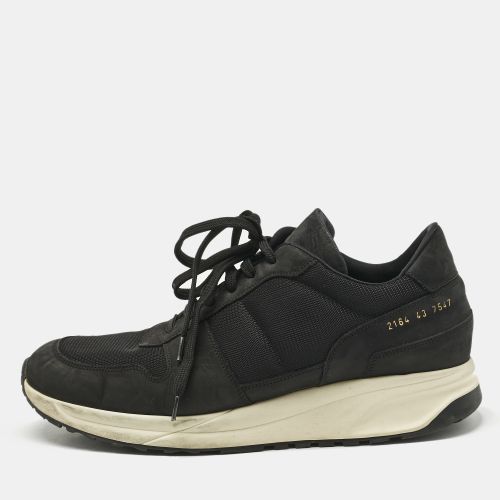 Common Projects Black Nubuck Leather and Suede Track Classic Lace Up Sneakers Size 43 - Common Projects - Modalova