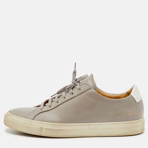 Achilles Size 40 Light Leather Low Top Sneakers - Common Projects - Modalova