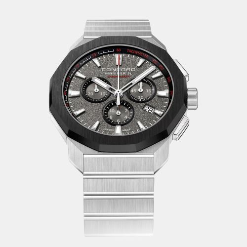 Concord Grey Stainless Steel Mariner SL 0320592 Quartz Men's Wristwatch 42 mm - Concord - Modalova