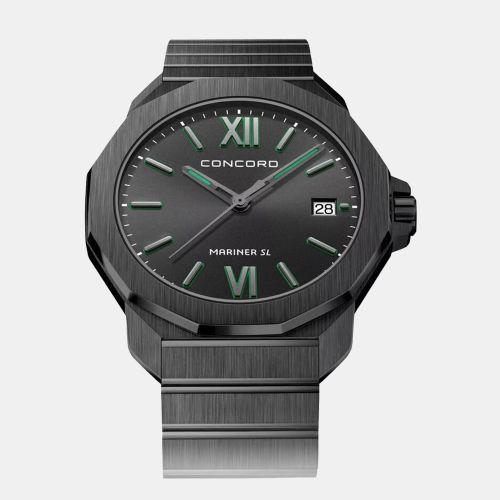 Concord Black PVD Stainless Steel Mariner SL 0320591 Quartz Men's Wristwatch 42 mm - Concord - Modalova
