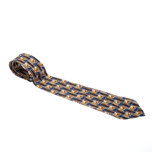 Dunhill Multicolor Hat Print Silk Traditional Tie - Dunhill - Modalova