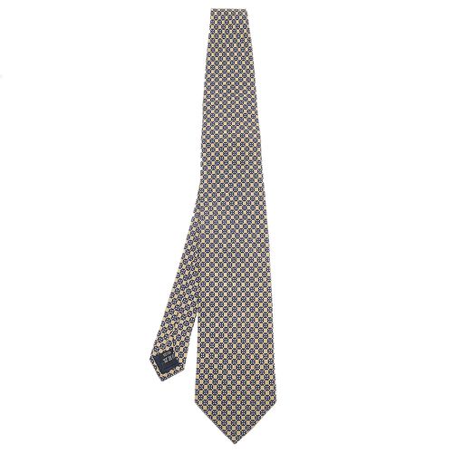 Dunhill Cream Floral Printed Silk tie - Dunhill - Modalova