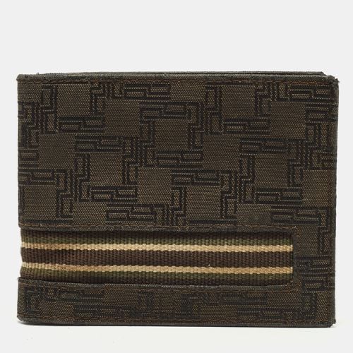 Dunhill Brown Monogram Canvas Bifold Wallet - Dunhill - Modalova