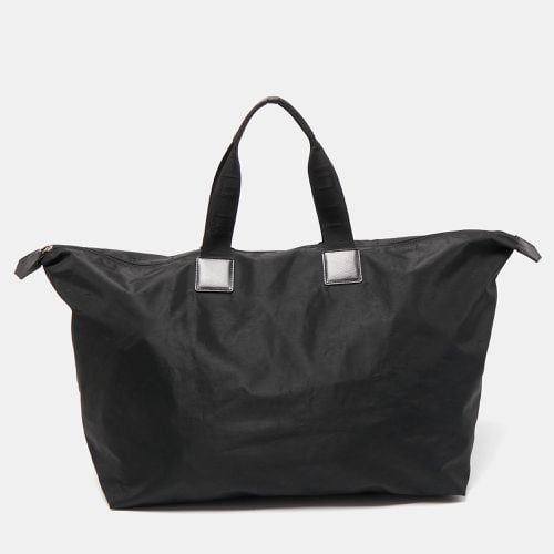 Dunhill Black Nylon Zip Shopper Tote - Dunhill - Modalova