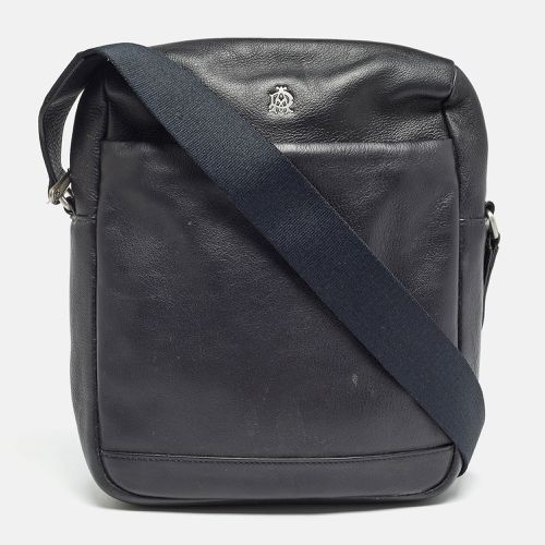 Dunhill Black Leather Zip Messenger Bag - Dunhill - Modalova