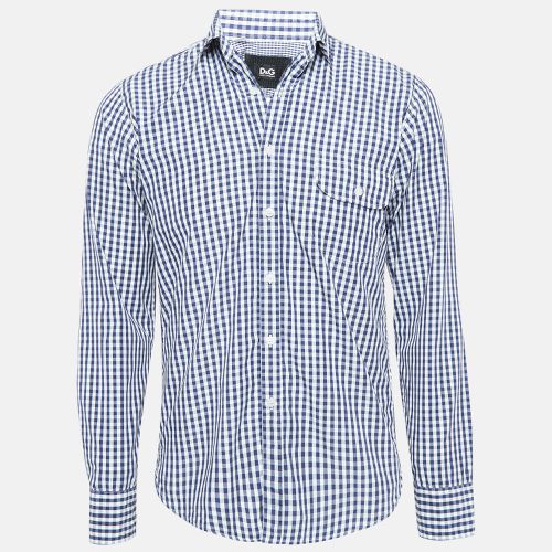 Gingham Cotton Buttoned Up Shirt M - D&G - Modalova