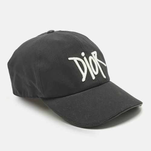Dior Black Logo Embroidered Cotton Baseball Cap S - Dior Homme - Modalova