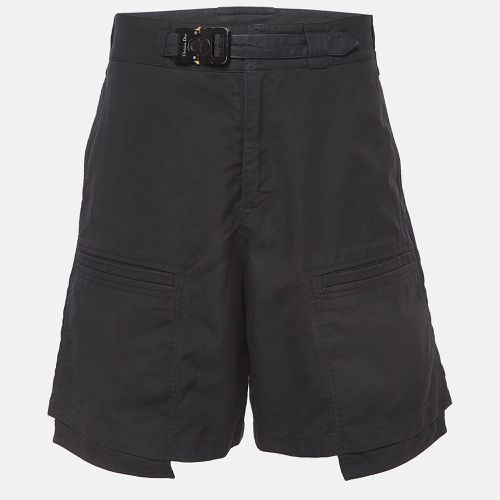 Dior Black Cotton Belted Cargo Shorts S - Dior Homme - Modalova