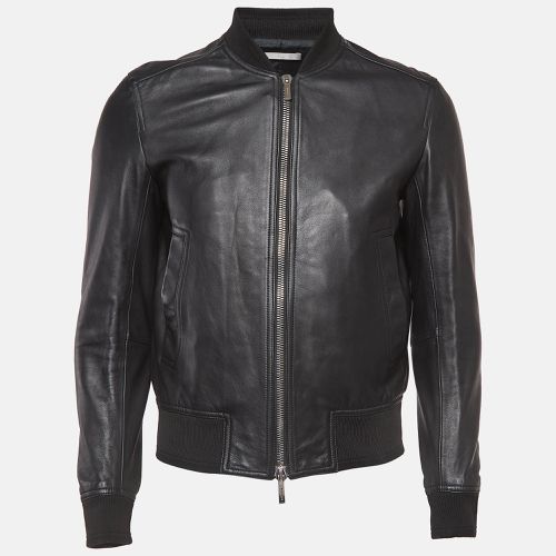 Dior Black Leather Bomber Jacket M - Dior Homme - Modalova