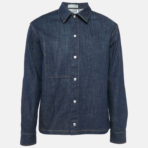 Dior Navy Blue Denim Button Front Jacket S - Dior Homme - Modalova