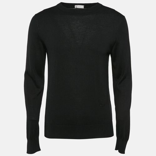 Dior Black Logo Embossed Cashmere Jumper M - Dior Homme - Modalova