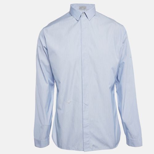 Dior Blue Cotton Button Front Shirt XL - Dior Homme - Modalova